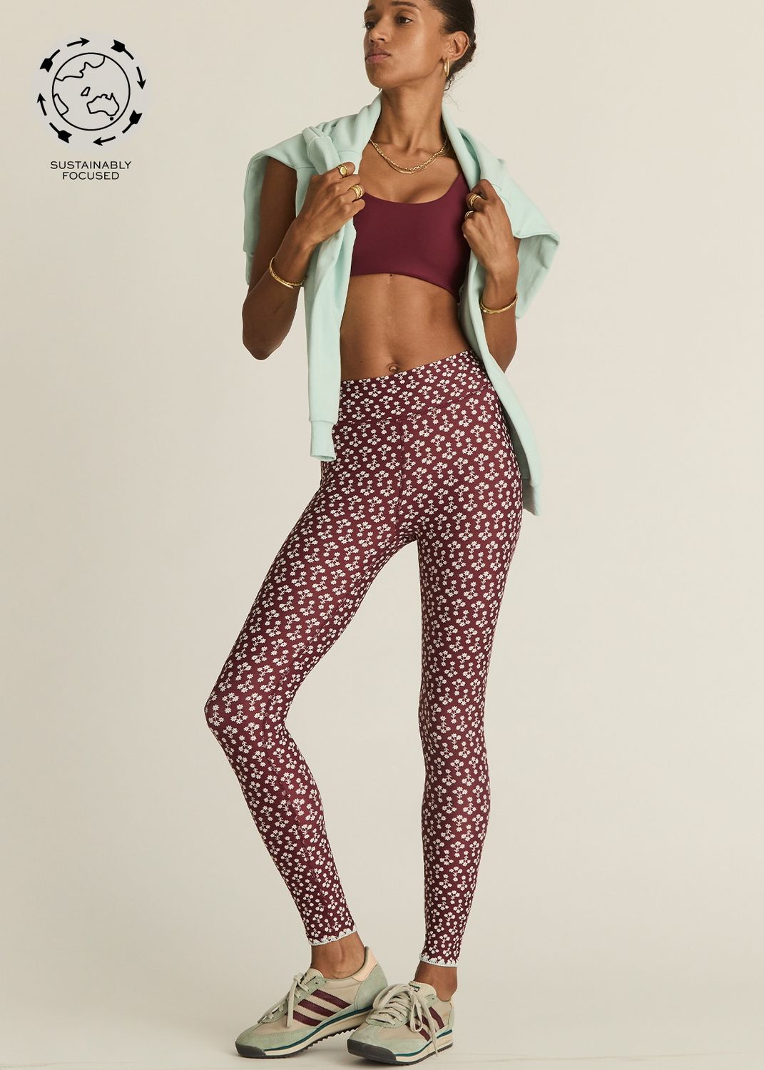 The Upside, FIREFLY 25IN MIDI PANT, Floral