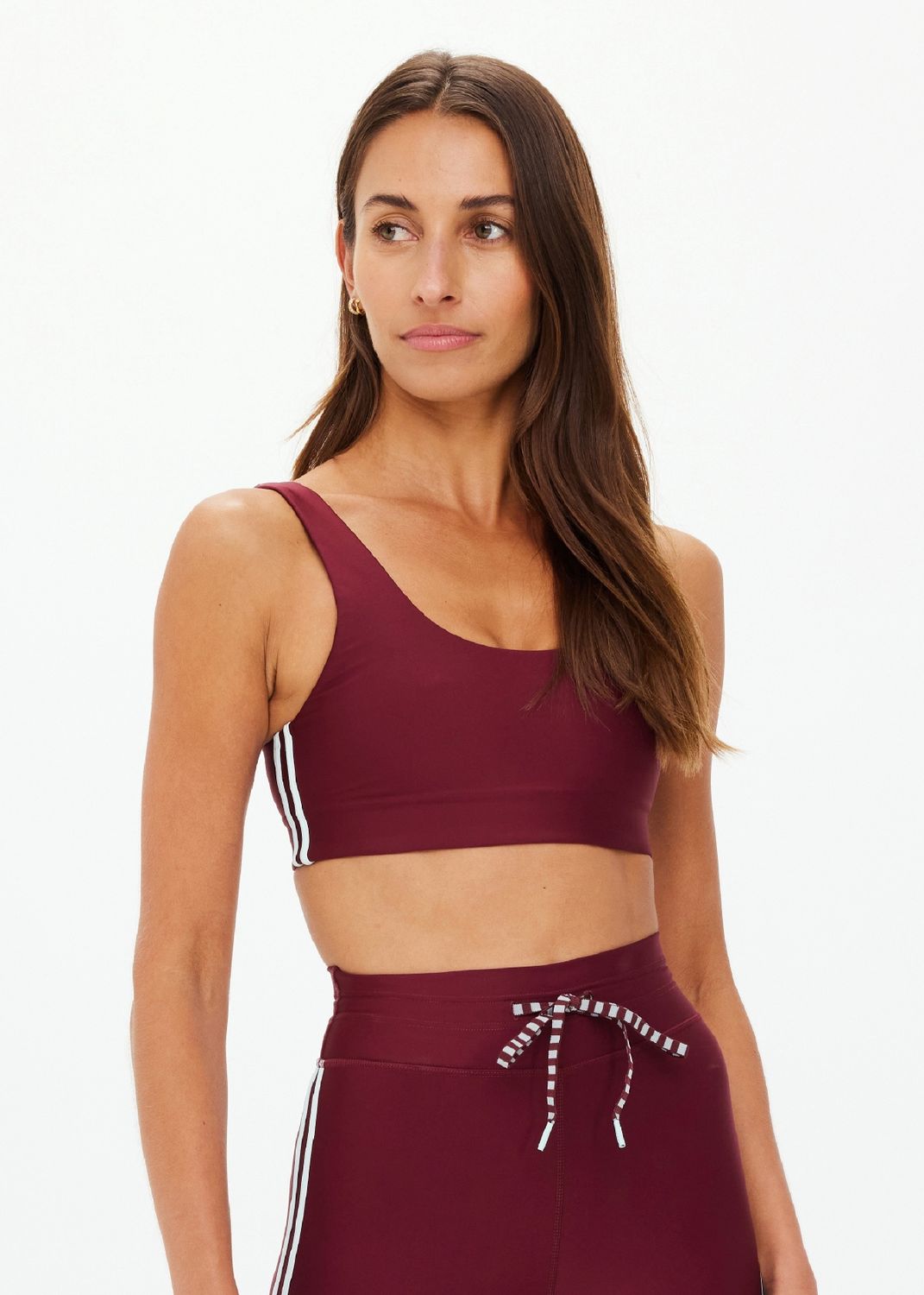The Upside, OXFORD HARLEY SCOOP BRA, Red