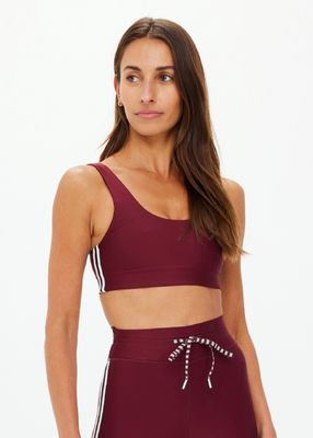 The Upside, OXFORD HARLEY SCOOP BRA, Red