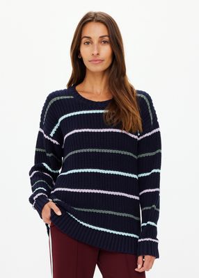 The Upside, Sebastian Crew Neck Sweater, Stripe