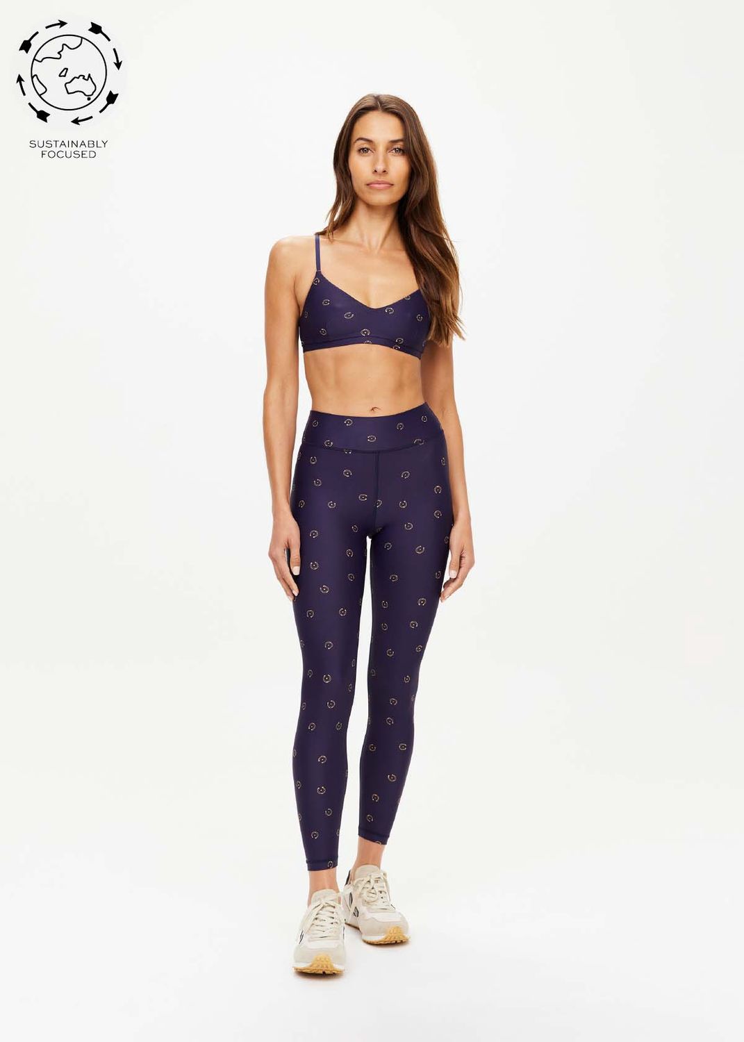 The Upside, Cheval 25in Midi Legging, Lucky Horseshoe