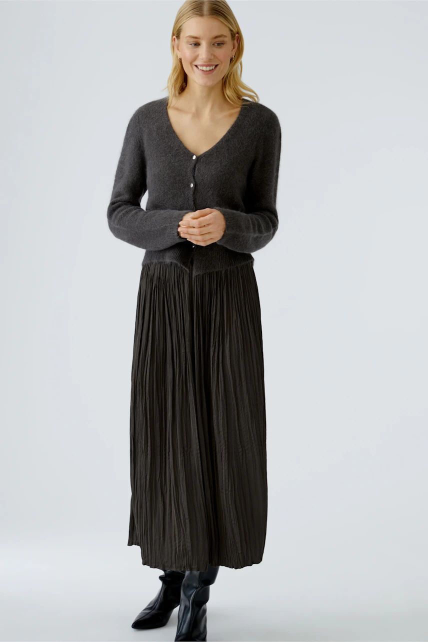 Oui, 88975, Skirt, Espresso
