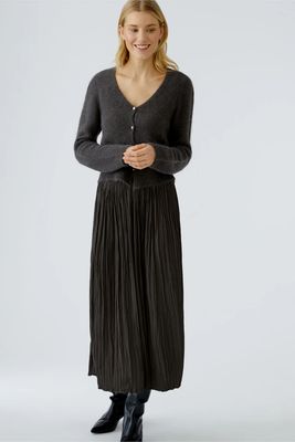 Oui, 88975, Skirt, Espresso