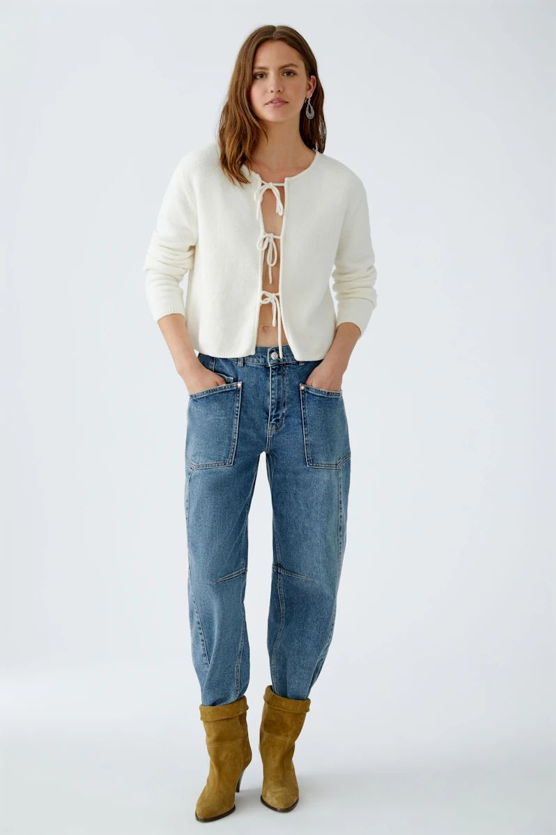 Oui, 94272, Jacket, gardenia