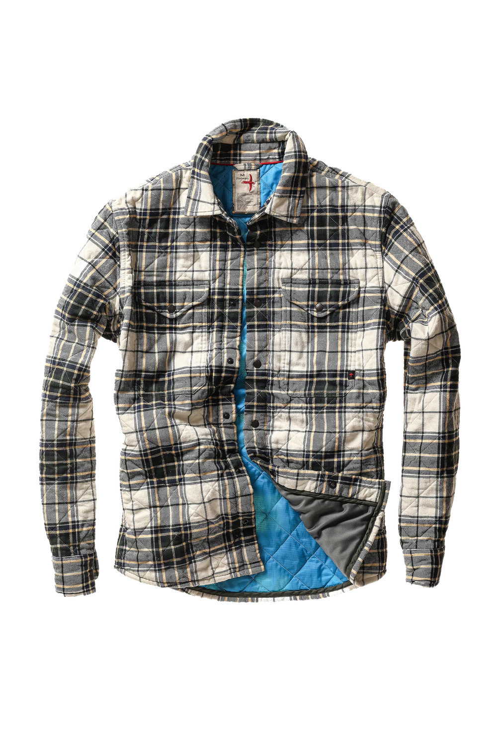 Relwen, Quilted Flannel Shirtjacket