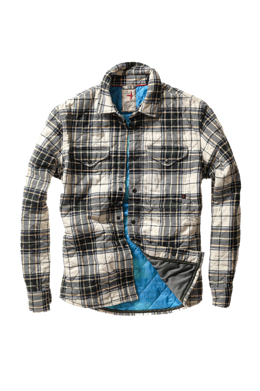 Relwen, Quilted Flannel Shirtjacket
