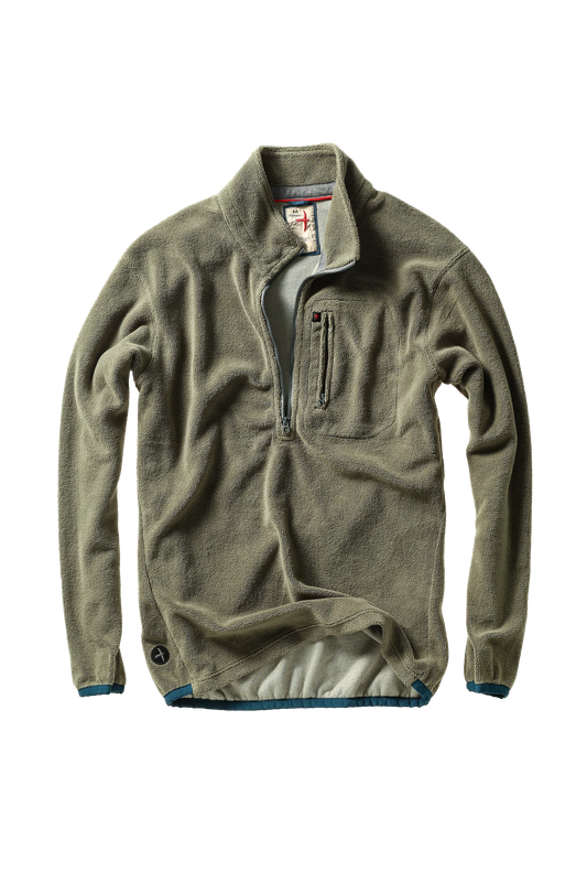 Relwen, Sheared Fleece Half Zip