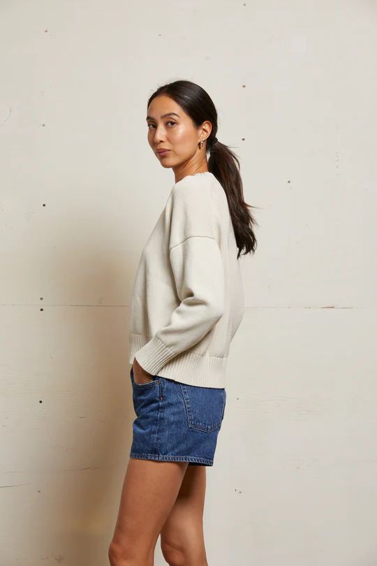 Perfect White Tee, Janet Sweater