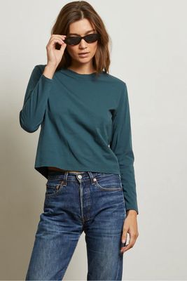Perfect White Tee, Bruce Ringspun Cotton L/S Crew