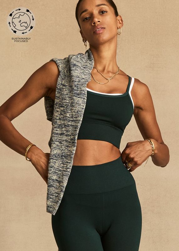 The Upside, Maddie, Form Seamless Bra, Racing Green
