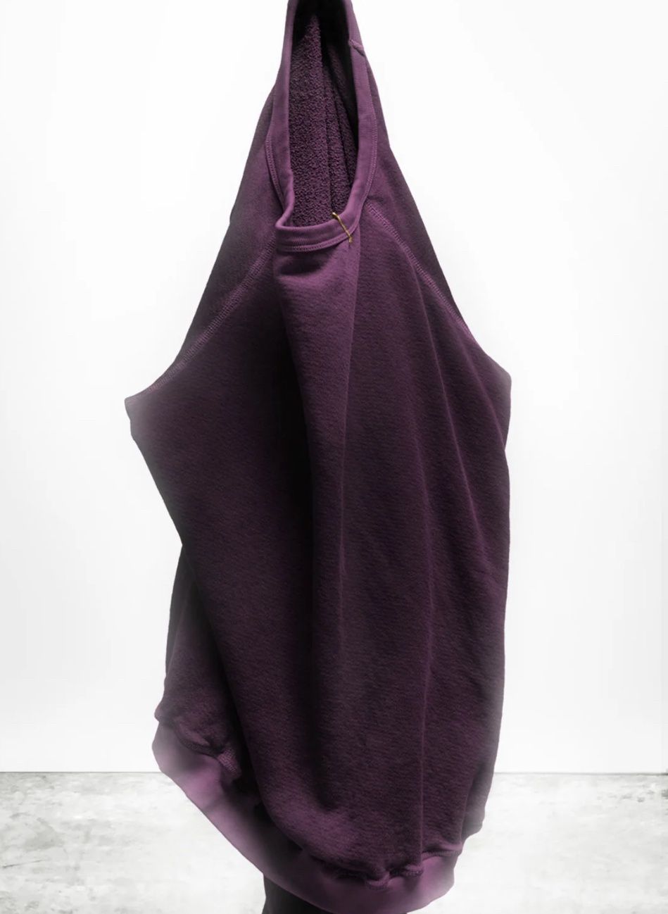 Free City, Lucky Rabbits Sweatshirt, Eggplant Rabbit