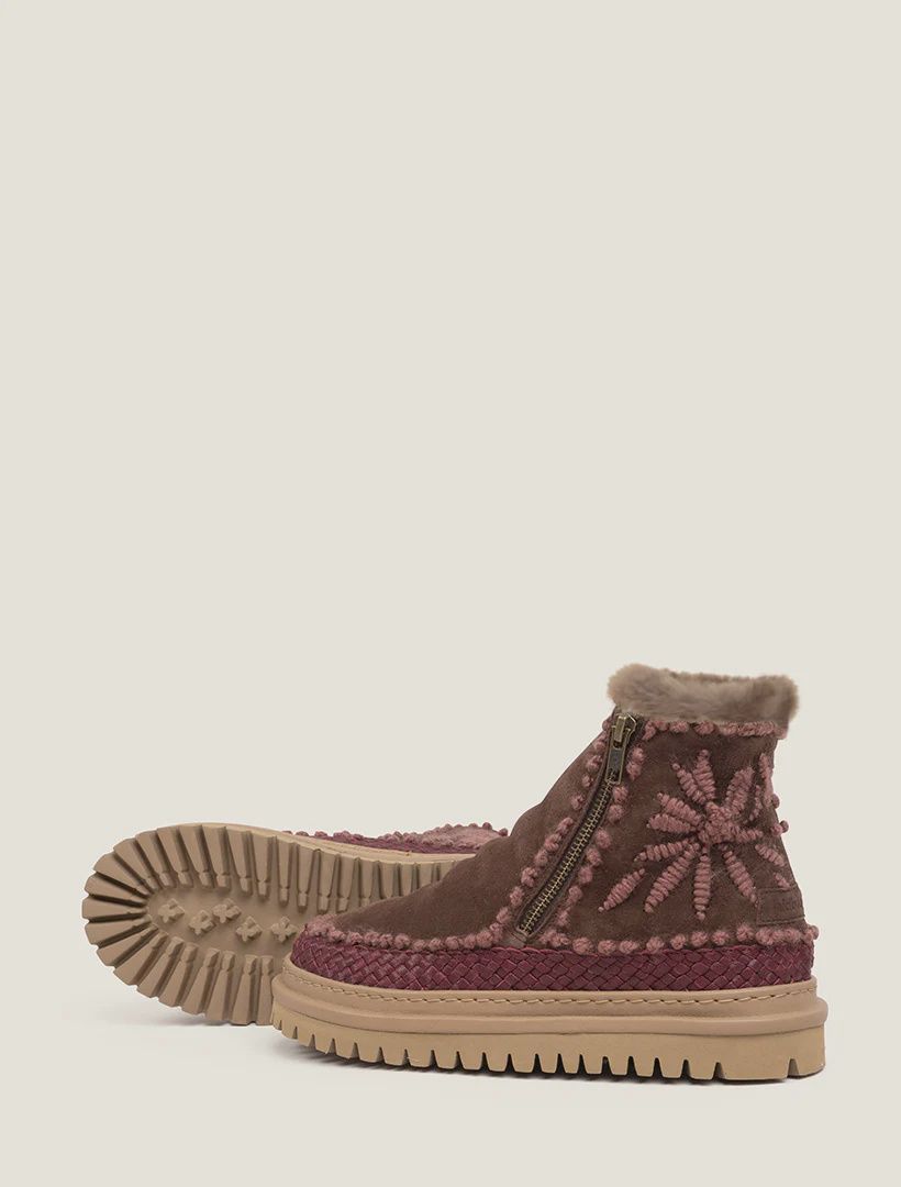 Laid Back London, SETSU 4.0 Floral, Chocolate Suede