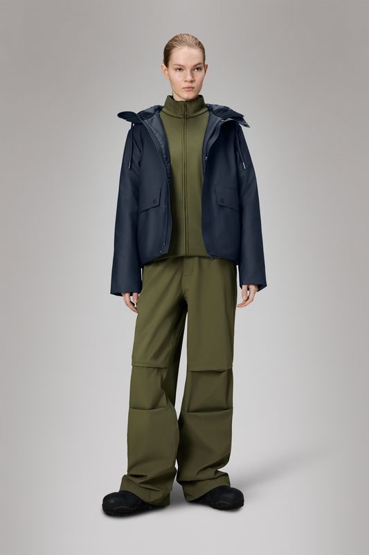 Rains, Nome Short Parka, Navy