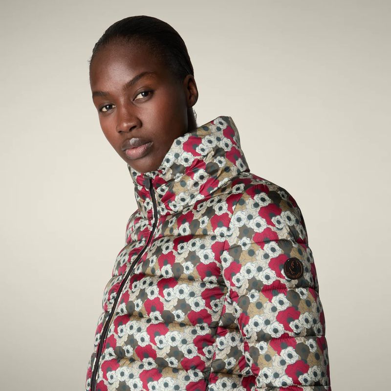 Save the Duck, Flower Jacket, Beige &amp; Red