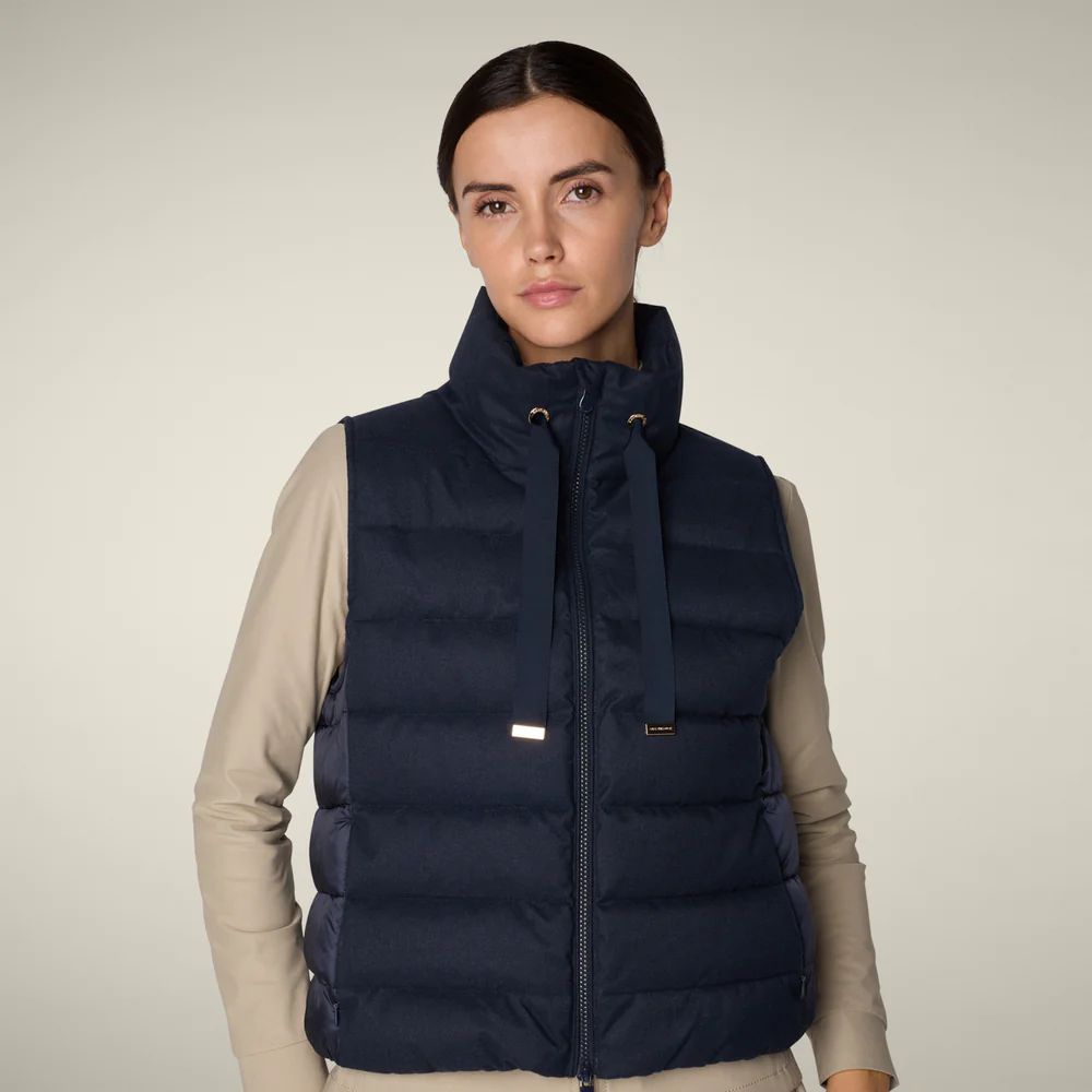Save the Duck, Nyla Vest, Navy Blue Melange