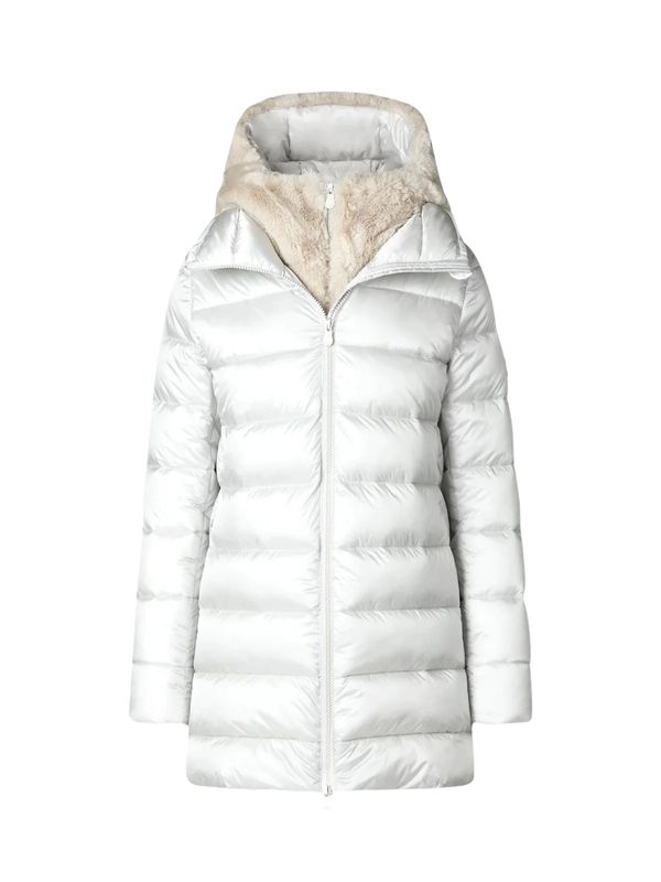 Save the Duck, Matilda Hooded Coat, Fog Grey