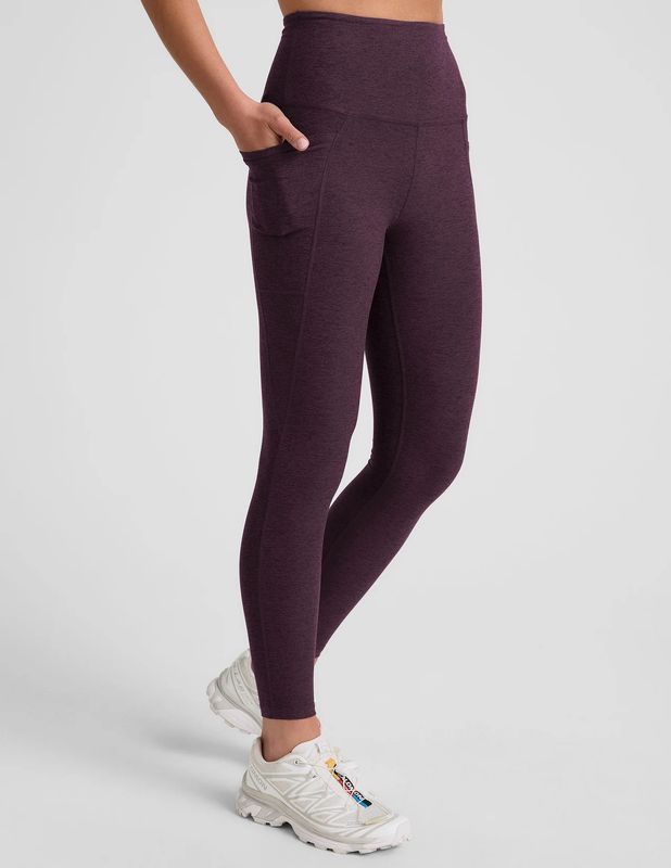 Beyond Yoga, SD3452, spacedye out of pocket high waisted midi legging