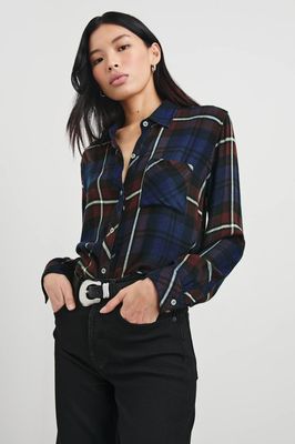 Rails, Hunter Button Down, Chestnut Birch Navy
