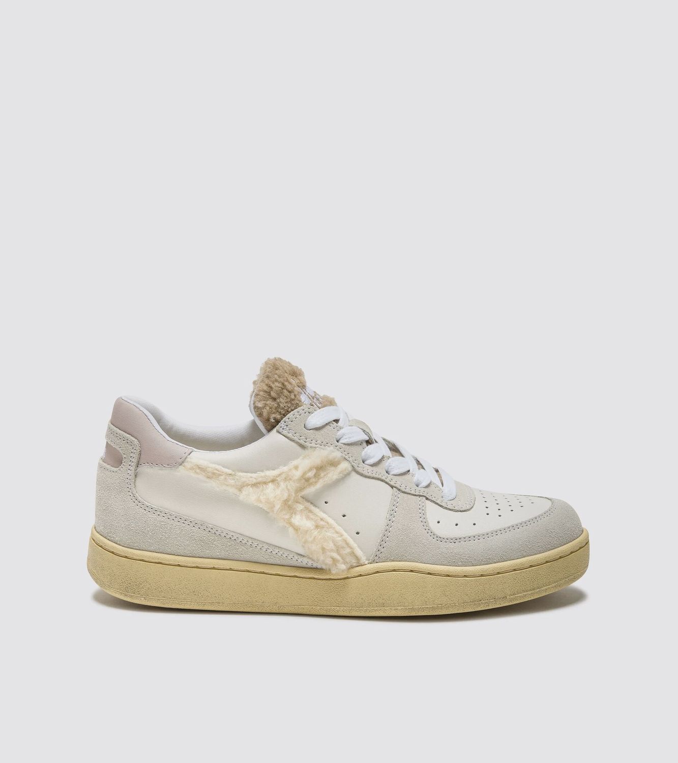 Diadora, BASKET LOW CHALET Women, White