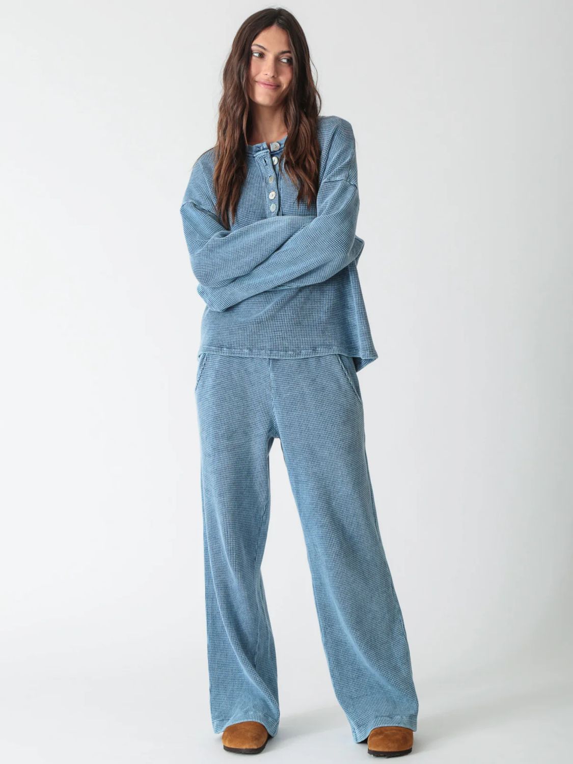 Electric and Rose, Tanner Thermal Pant, Indigo Acid Wash