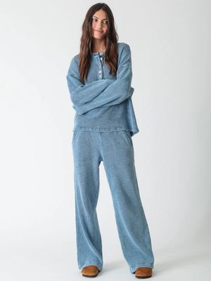 Electric and Rose, Tanner Thermal Pant, Indigo Acid Wash