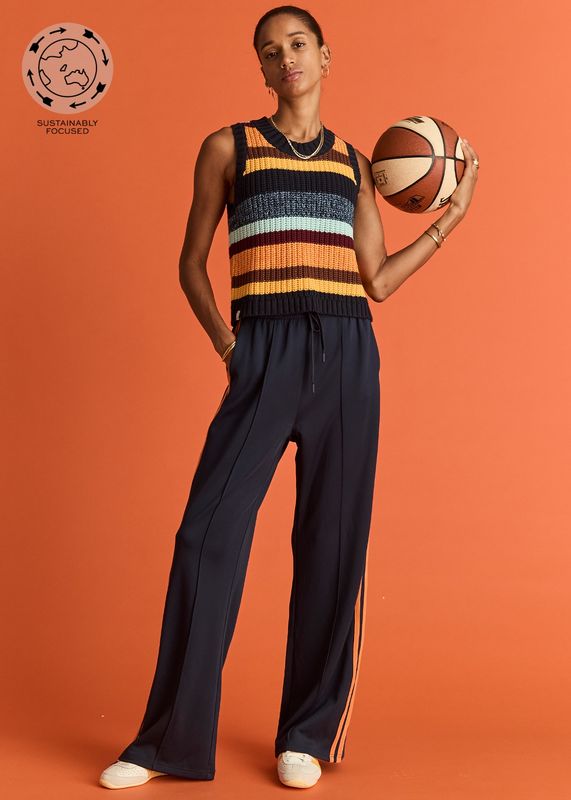 The Upside, Nelson Knit Crop Vest, Stripe