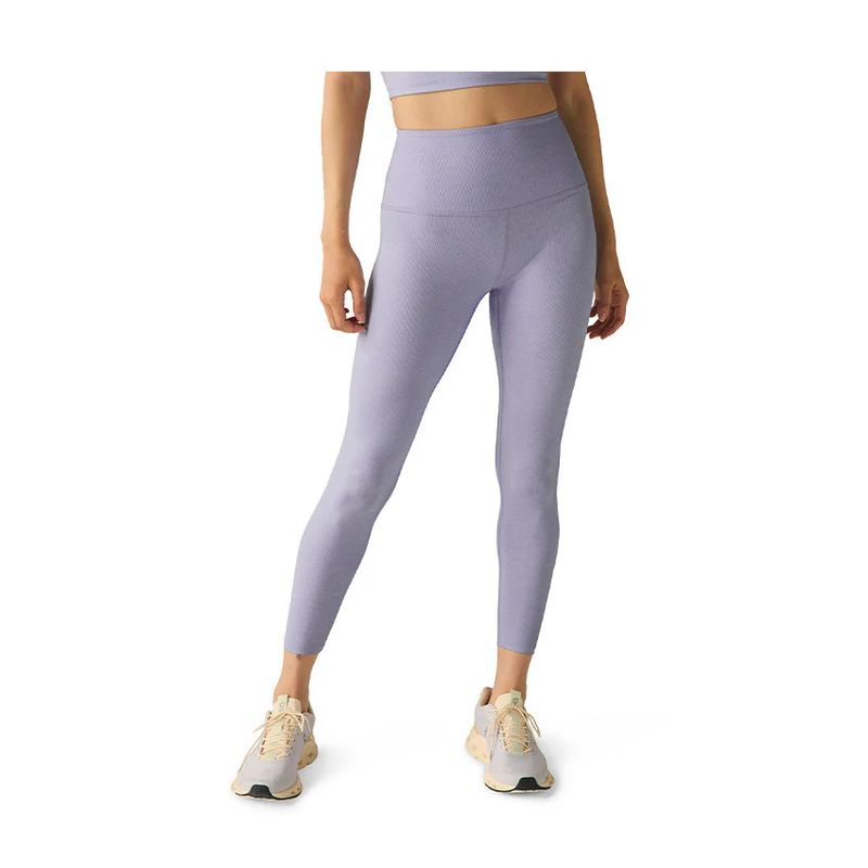 Beyond Yoga, HI3243, Rib Midi Legging, Blue Frost