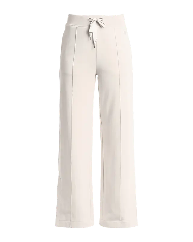 Parajumpers Isidor Wide Leg Fleece Pant, Ecru