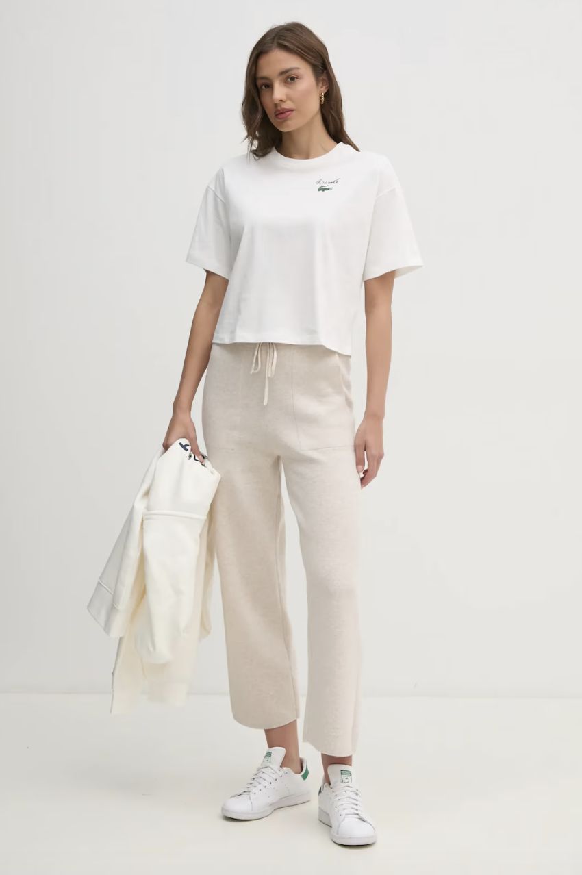 Oui, 85753, Pants (Light Beige)