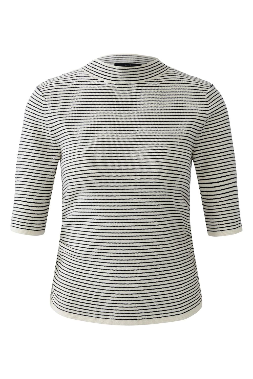 Oui, 86068, Pullover, White/Black