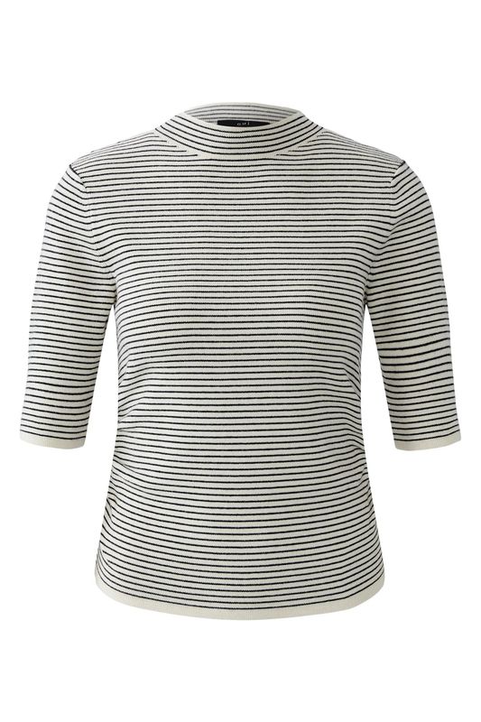 Oui, 86068, Pullover, White/Black