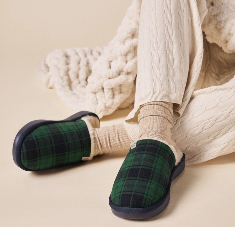 Brunch, Plaid Slippers