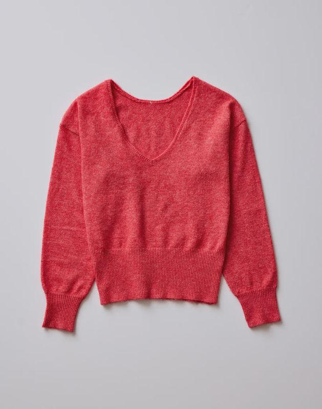 Carve Designs,  Ruth Reversible Fuzzy Sweater