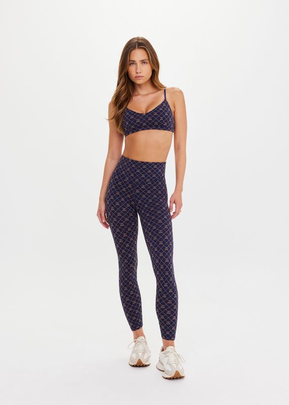 The Upside, Ezra 25in Midi Pant, Monogram