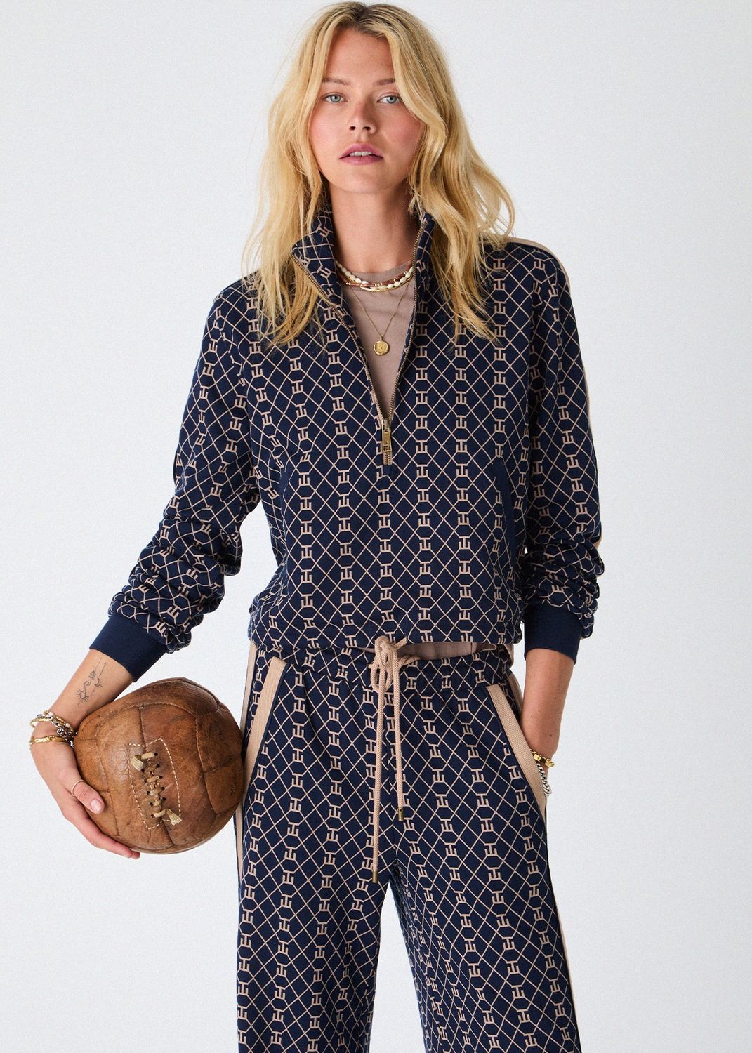 The Upside, Ezra Morgan 1/4 Zip, Monogram