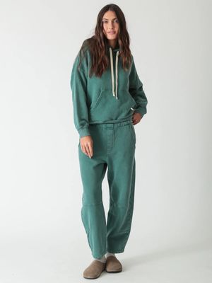 Electric and Rose, Taylor Hoodie, Emerald Acid Wash