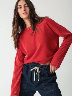 Electric and Rose, Lane Longsleeve Tee, Vintage Wash