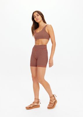 The Upside, Solaris Spin Short, Gingham
