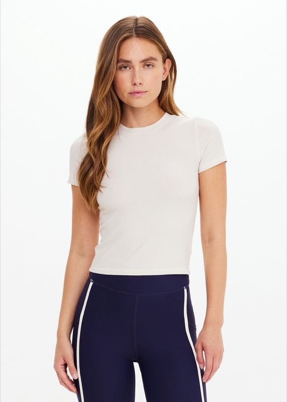 The Upside, Shelter Fitted Tee, cream