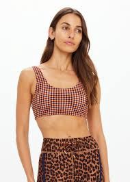 The Upside, Solaris Harley Scoop Bra, Gingham