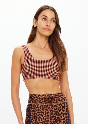 The Upside, Solaris Harley Scoop Bra, Gingham