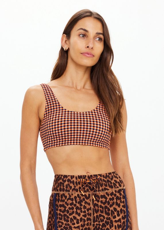 The Upside, Solaris Harley Scoop Bra, Gingham