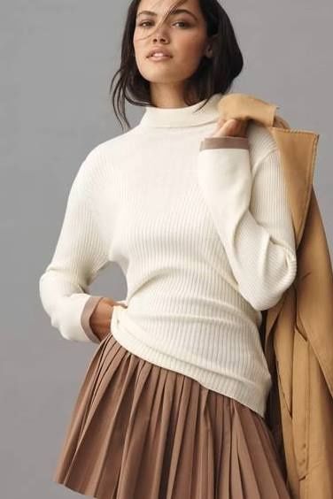 Varley, Ravena Turtle Neck, Cream