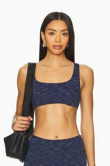 The Upside, Mystere Reversible Rory Bra, Denim/Marle