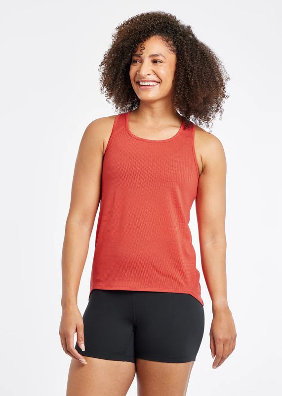 Oiselle, Flyout Racerback Tank, Cardinal