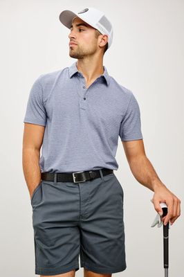 Rails, Merced Golf Polo, COSMOS HIBISCUS STRIPE