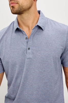 Rails, Merced Golf Polo, COSMOS HIBISCUS STRIPE