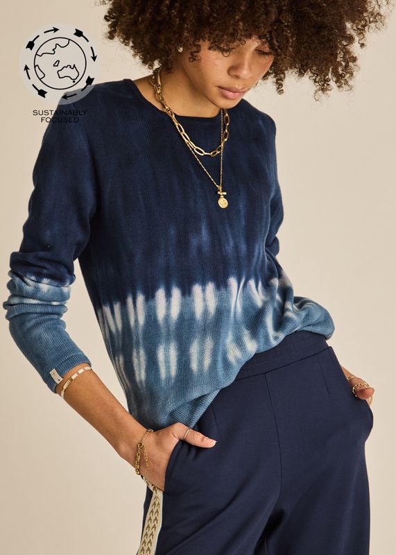 The Upside, SEEKER AMANA LONG SLEEVE KNIT, TieDye