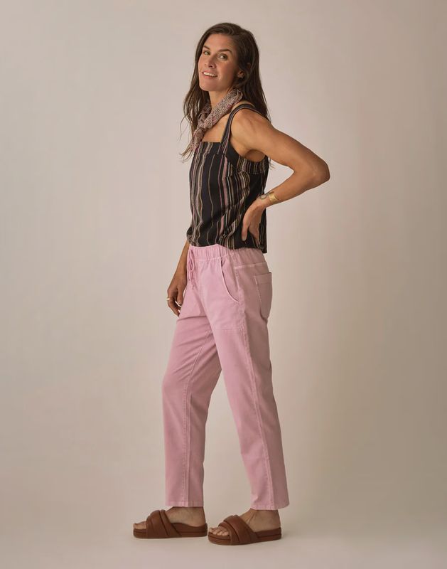 Carve Designs, Zoe Twill Pant, Light Dusk
