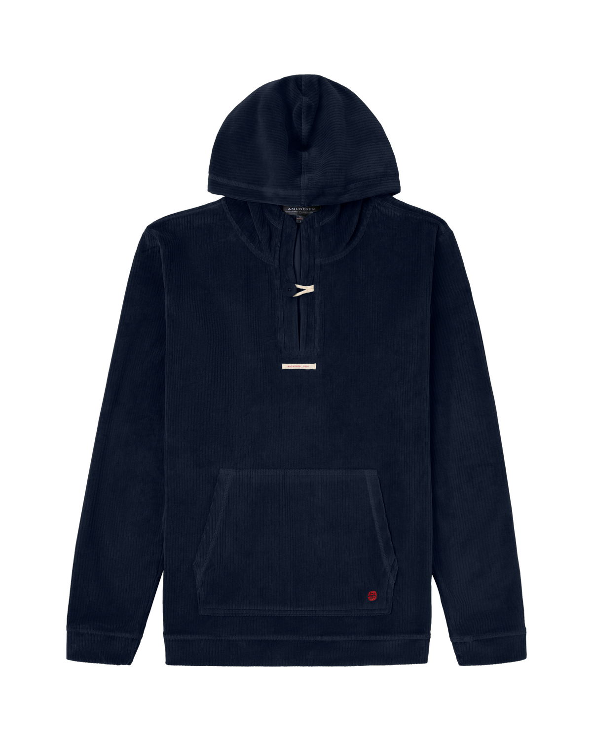 Amundsen, Mens Comfy Cord Hood, Faded Navy